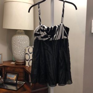 Black and white dress